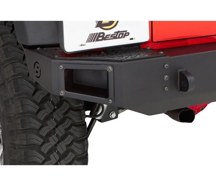 Bestop Jeep Wrangler JK, Rear Bumper End Caps – 44941-01