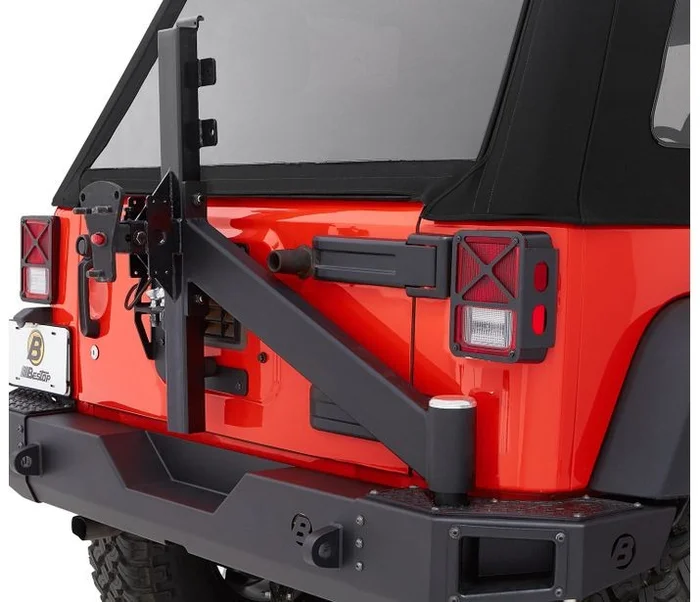 Bestop Jeep Wrangler JK, Tire Carrier – 44943-01