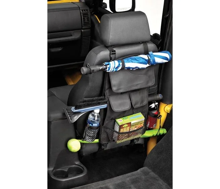 Bestop Jeep Wrangler YJ, Wrangler TJ, Wrangler JK, Wrangler JL, Seat Back Organizer – 54132-35