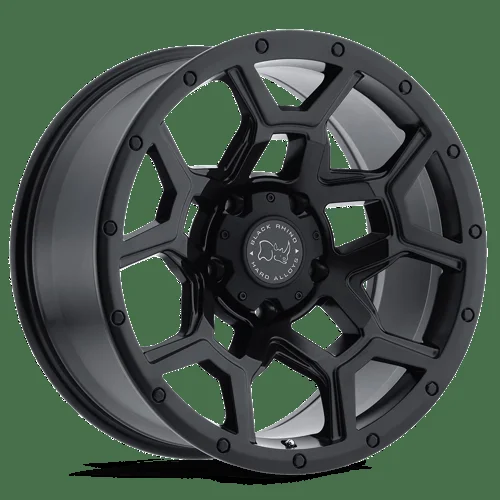 Black Rhino Hard Alloys BR OVERLAND 18X9.5 5X150 +6 110 M-BLK