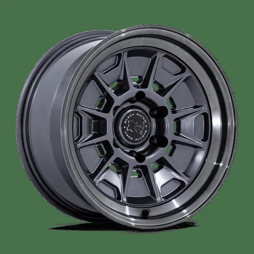 Black Rhino Hard Alloys MONDO 18X9 6X5.5 106 +12 M-GNMTL GY-LP