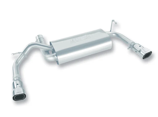 Borla 07-11 Jeep Wrangler JK/ JKU Axle-Back Exhaust System Touring Split Rear – 11755