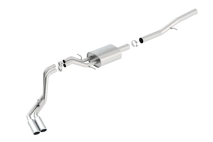 Borla 14-18 Chevrolet Silverado 1500/ GMC Sierra 1500 Cat-Back Exhaust System ATAK Side – 140577