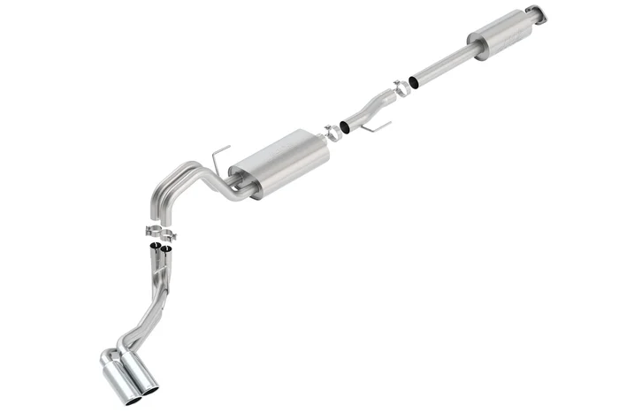 Borla 15-20 Ford F-150 2.7L/ 3.5L EcoBoost/ 5.0L V8/ 18-20 3.3L V6 Cat-Back Exhaust System S-Type Rear – 140618