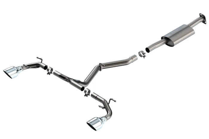 Borla 22-23 Subaru BRZ/Toyota 2.4L RWD GR86 AT/MT S-Type Catback Exhaust – Polished Tips