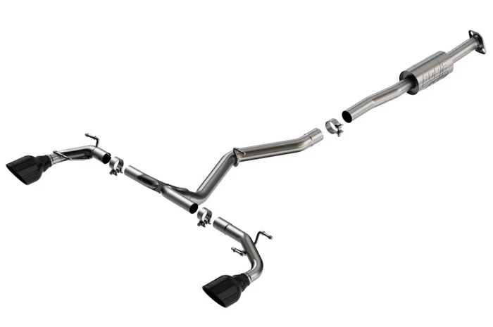 Borla 22-23 Subaru BRZ/Toyota GR86 2.4L RWD AT/MT ATAK Catback Exhaust – Black Chrome Tips