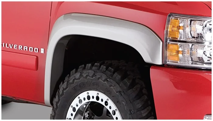 Bushwacker 07-14 Chevy Silverado 2500 HD Extend-A-Fender Style Flares 2pc – Black