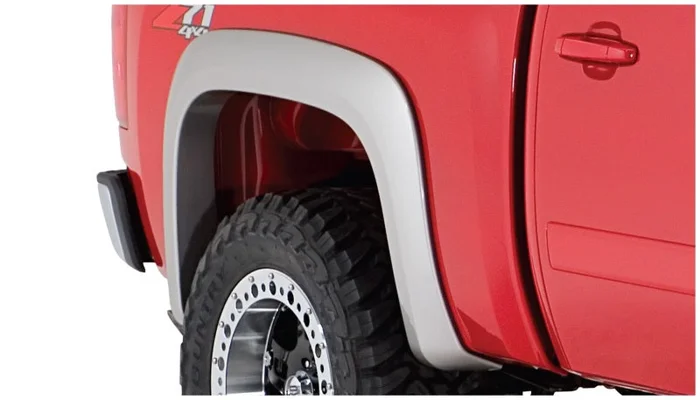 Bushwacker 07-14 Chevy Silverado 2500 HD Fleetside Extend-A-Fender Style Flares 2pc – Black