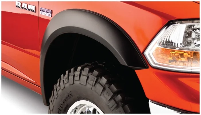 Bushwacker 09-18 Dodge Ram 1500 Extend-A-Fender Style Flares 2pc – Black