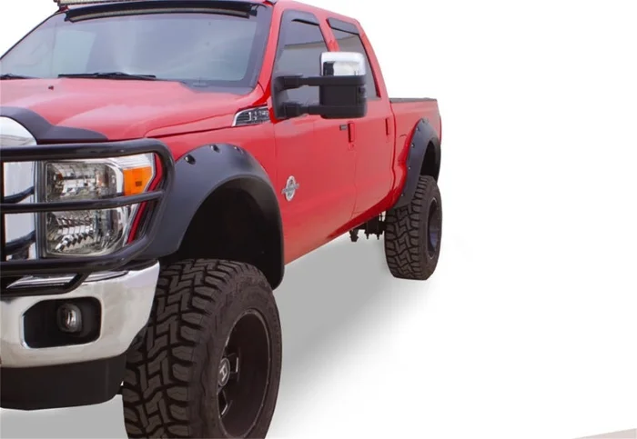 Bushwacker 11-16 Ford F-250 Super Duty Cutout Style Flares 2pc – Black