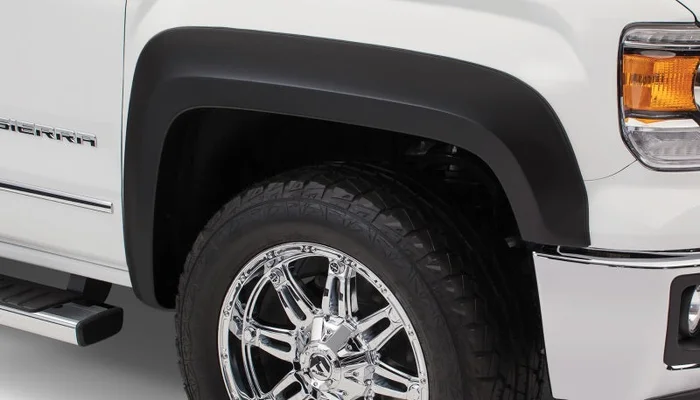 Bushwacker 14-15 GMC Sierra 1500 Extend-A-Fender Style Flares 2pc – Black
