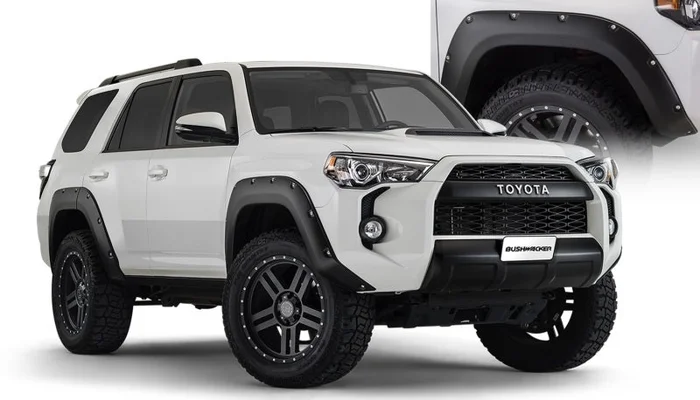 Bushwacker 14-18 Toyota 4Runner Pocket Style Flares 4pc Excludes Limited – Black