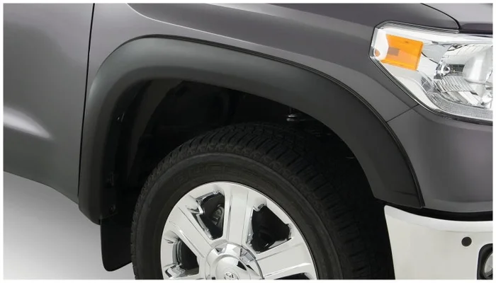 Bushwacker 14-18 Toyota Tundra OE Style Flares 2pc Fits w/ Factory Mudflap – Black