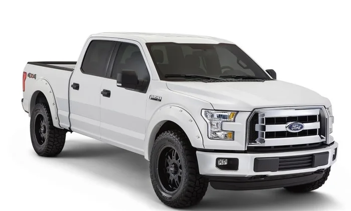 Bushwacker 18-19 Ford F-150 Pocket Style Flares 4 pc – Oxford White