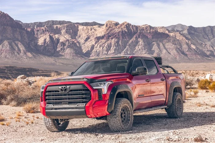 Bushwacker 22-23 Toyota Tundra Pocket Style Flares 4pc – Black