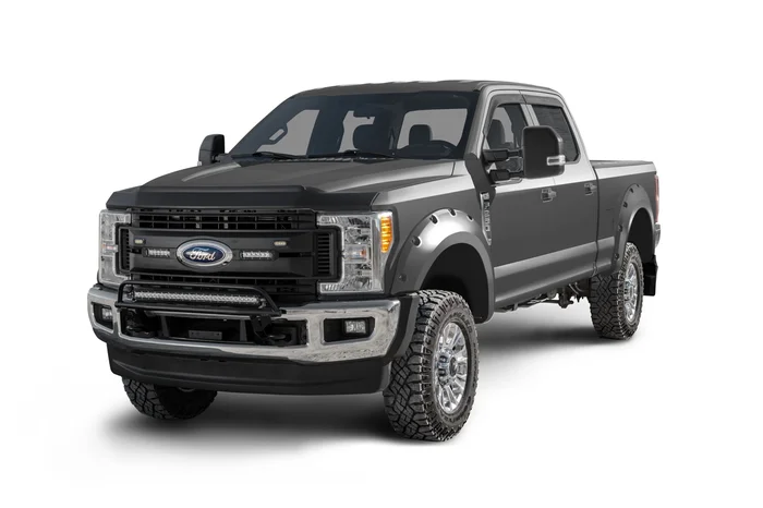 Bushwacker Front and Rear Ford F-250/350 Pocket Painted Fender Flares, Magnetic – 20942-6A