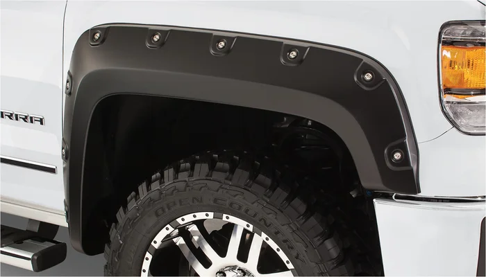 Bushwacker Front and Rear GM 1500 Boss Pocket Fender Flares, Black – 40928-02