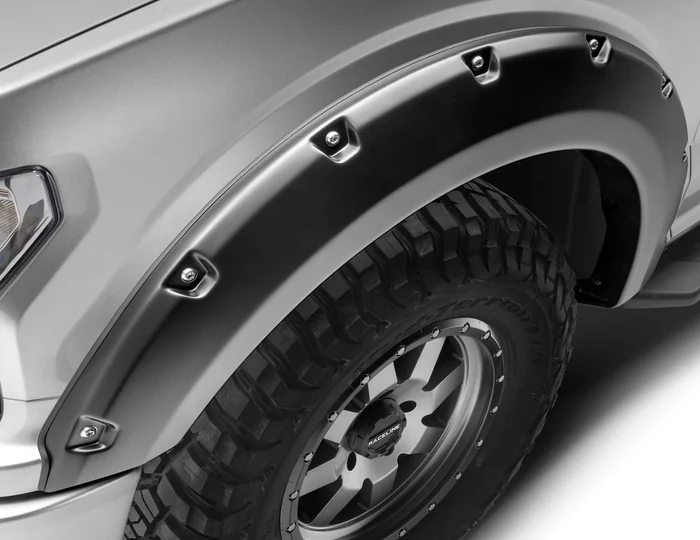 Bushwacker Front Ford F-150 Pocket Fender Flares, Black – 20109-02