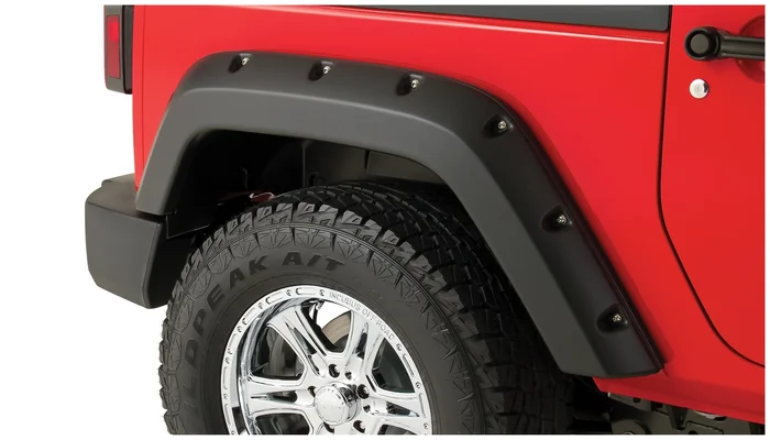 Bushwacker Front GM Canyon Pocket Fender Flares, Black – 40144-02