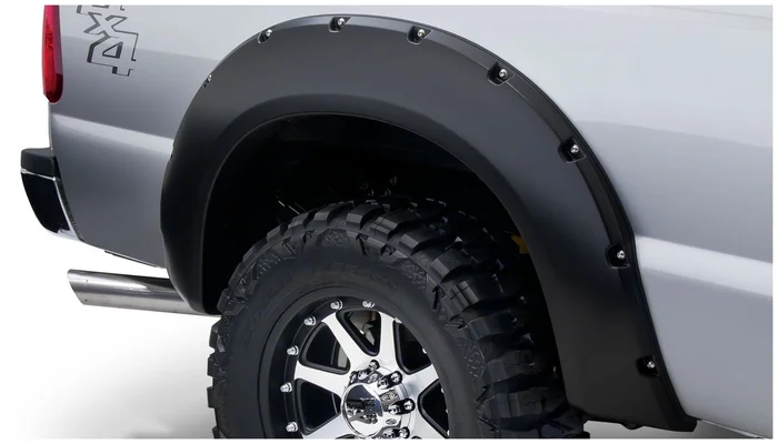 Bushwacker Rear Ford F-250/350 Pocket Fender Flares, Black – 20084-02
