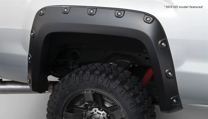 Bushwacker Rear GM 1500/2500/3500 Boss Pocket Fender Flares, Black – 40118-02