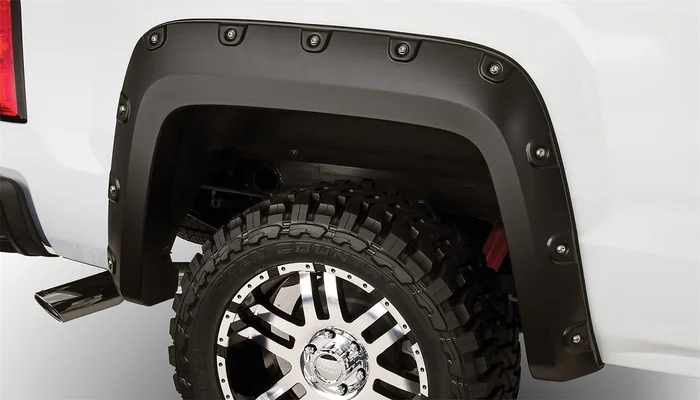 Bushwacker Rear GM 1500/2500 Boss Pocket Fender Flares, OE Matte Black – 40085-02