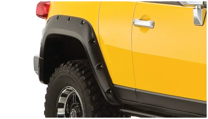 Bushwacker Rear Toyota FJ Cruiser Pocket Fender Flares, Black – 31064-02