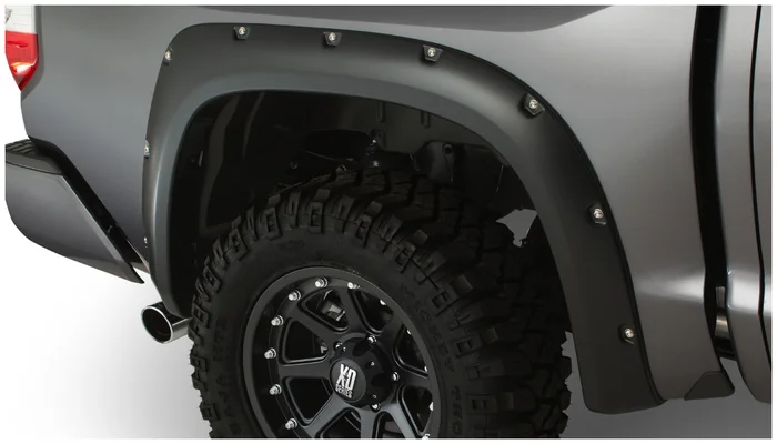 Bushwacker Rear Toyota Tundra Pocket Fender Flares, Black – 30040-02