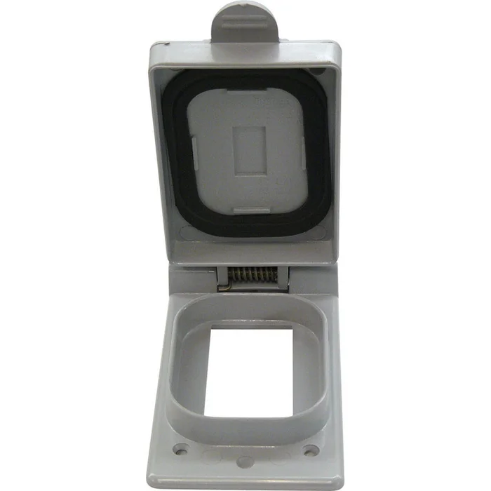 Cantex – 5133348B – Rectangle PVC 1 gang Electrical Cover For Single GFCI Device