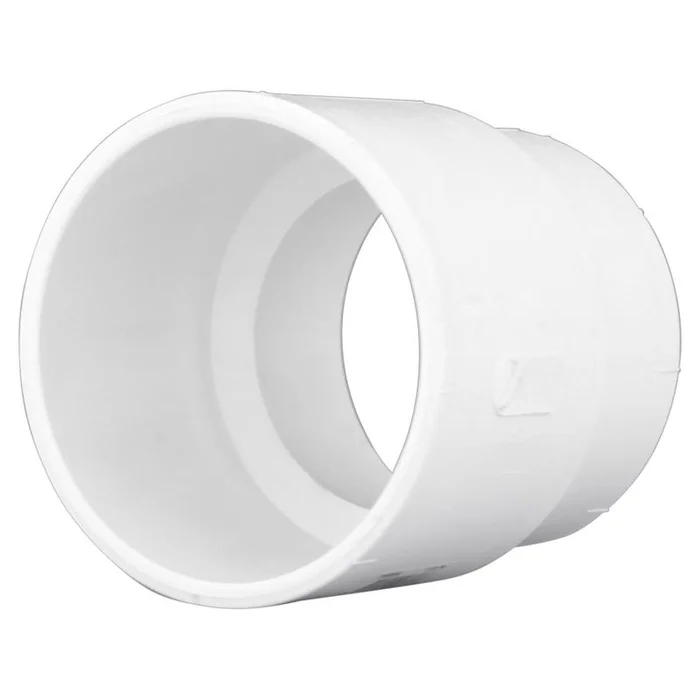 Charlotte Pipe – PVC001221000 – 4 in. Hub X 4 in. D Hub PVC Pipe Adapter 1 pk