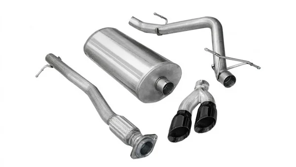 Corsa 2009-2009 Chevrolet Silverado Crew Cab/Short Bed 1500 4.8L V8 Black Sport Cat-Back Exhaust – 14904BLK