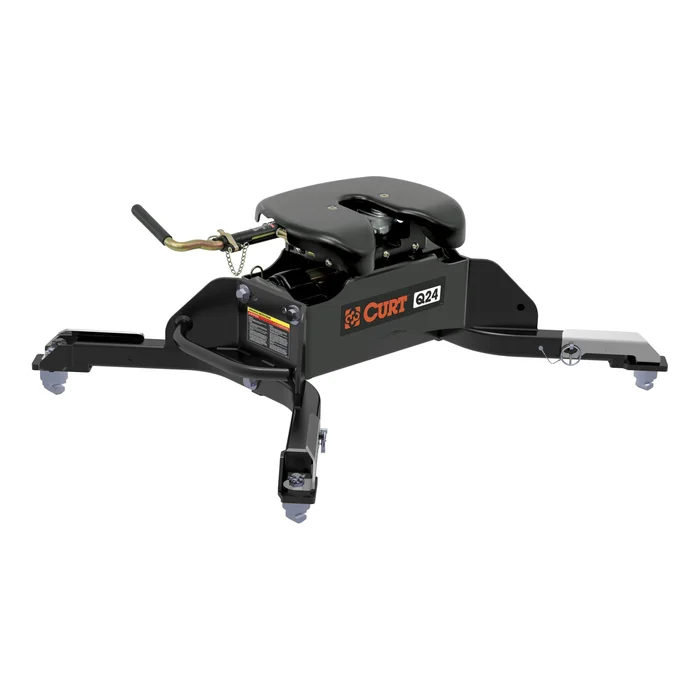 CURT 16047 Q24 5th Wheel Hitch, Select Ram 2500, 3500, 8′ Bed Puck System