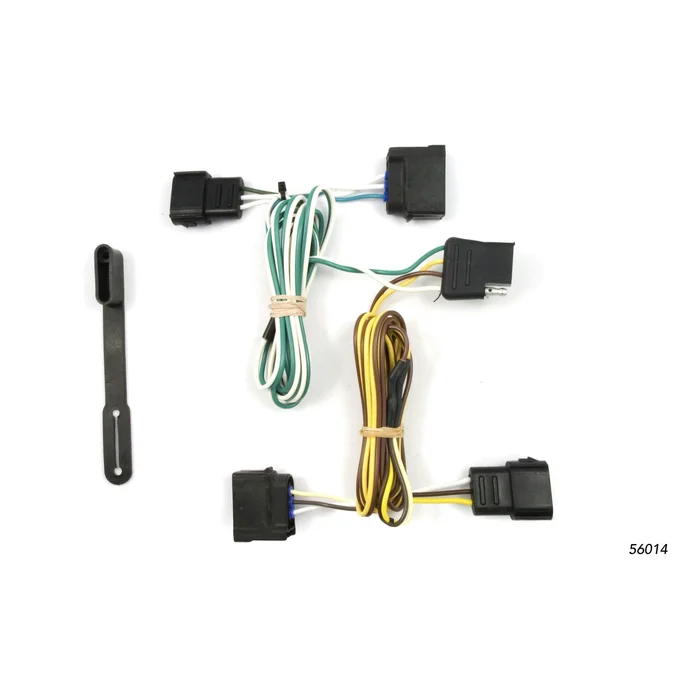 CURT 56014 Custom Wiring, 4-Way Flat Output, Select Chevrolet Corvette, Ford Focus, Ranger