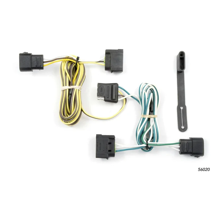 CURT 56020 Custom Wiring, 4-Way Flat Output, Select Ford E-150, E-250, E-350 Super Duty