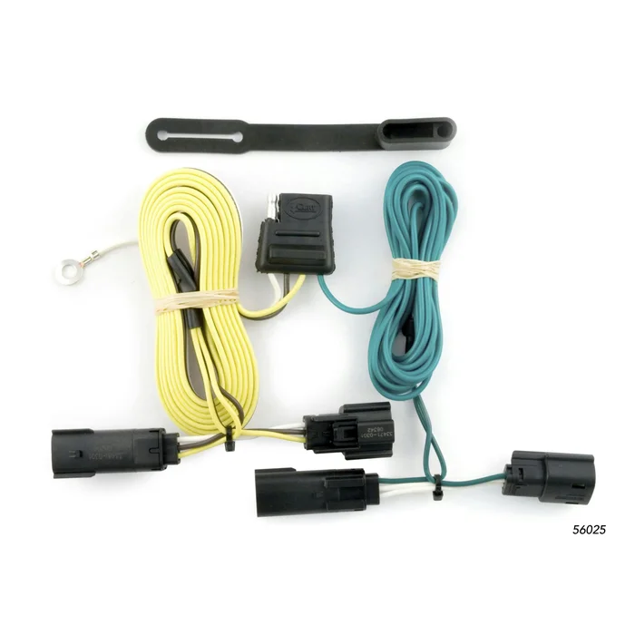CURT 56025 Custom Wiring Harness, 4-Way Flat Output, Select Saturn Outlook