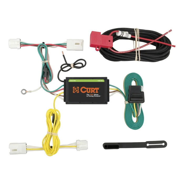 CURT 56248 Custom Wiring Harness, 4-Way Flat Output, Select Infiniti Q50
