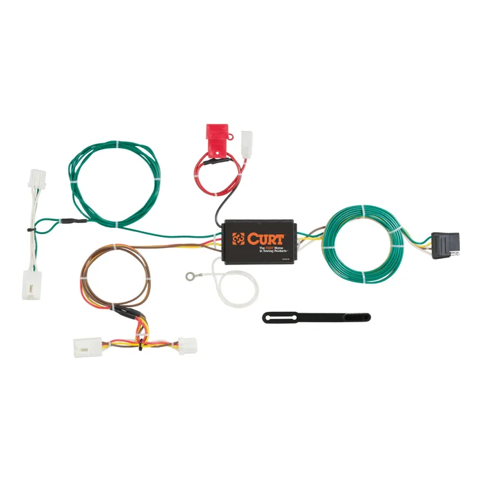 CURT 56267 Custom Wiring Harness, 4-Way Flat Output, Select Nissan Murano