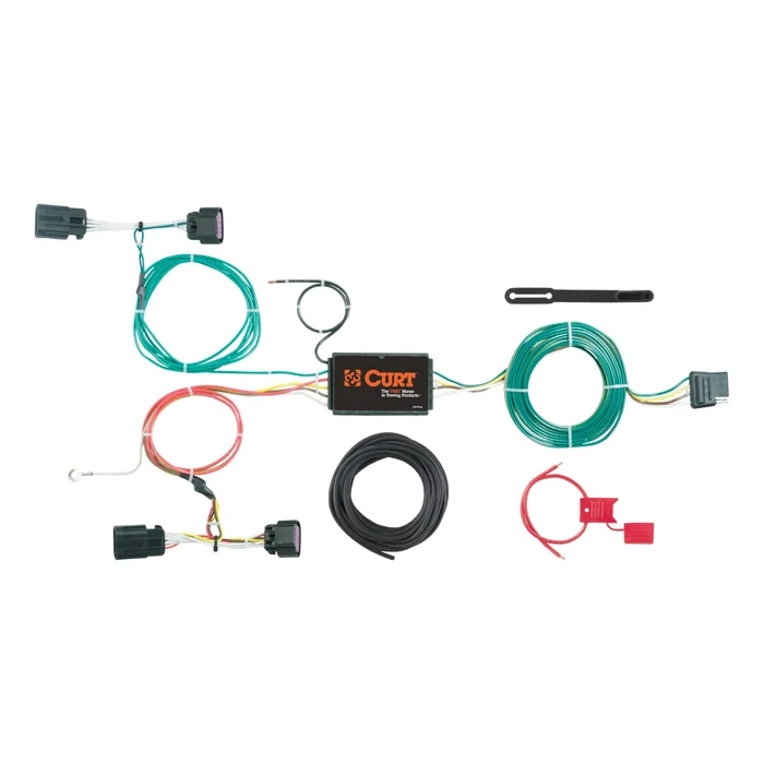 CURT 56270 Custom Wiring Harness, 4-Way Flat Output, Select Ram ProMaster City