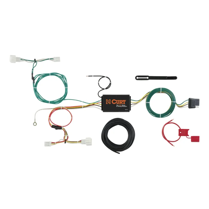 CURT 56284 Custom Wiring Harness, 4-Way Flat Output, Select Honda HRV