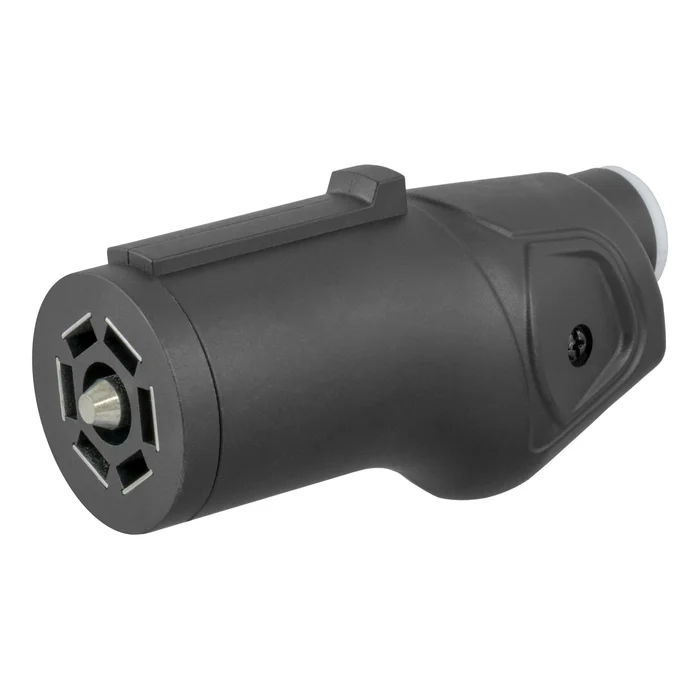 CURT 58145 Heavy-Duty 7-Way RV Blade Connector Plug (Trailer Side)