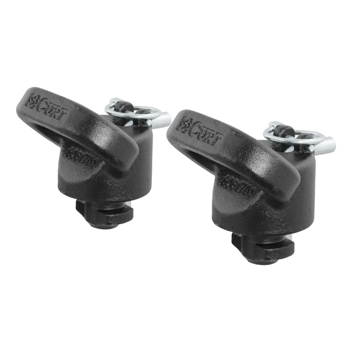 CURT 60617 OEM Puck System Gooseneck Safety Chain Anchors, Ram (30K)