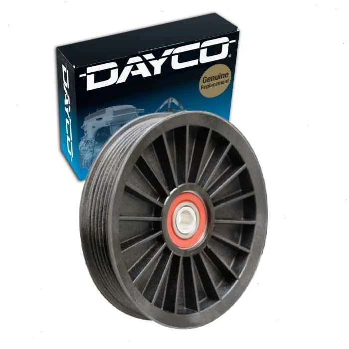 Dayco AC Bypass Drive Belt Idler Pulley for 2000 Chrysler Grand Voyager 3.3L V6