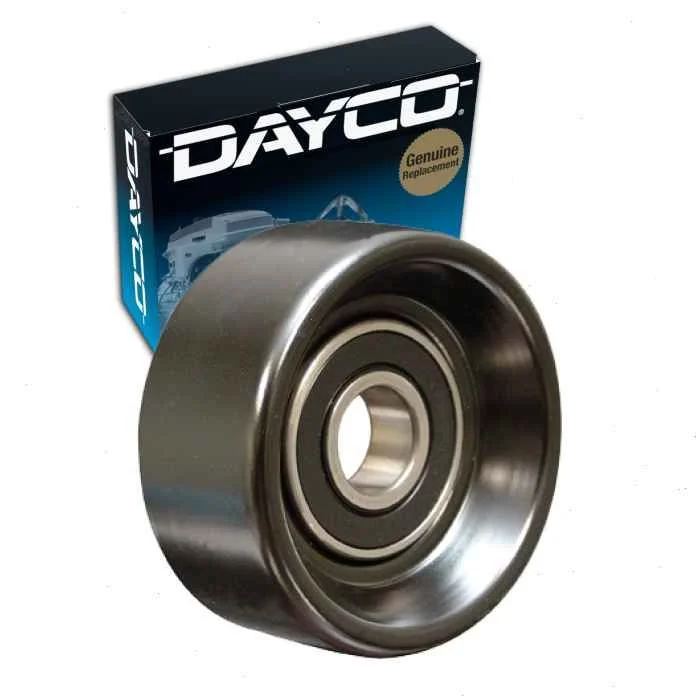 Dayco Alternator Power Steering Drive Belt Idler Pulley for 2001 BMW X5 4.4L V8