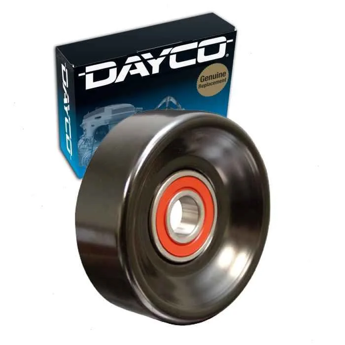 Dayco Alternator Water Pump Power Steering Drive Belt Idler Pulley for 2000-2008 GMC Yukon XL 2500 6.0L V8