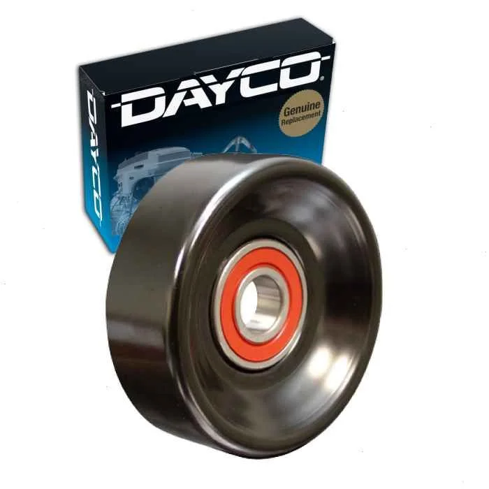Dayco Alternator Water Pump Power Steering Drive Belt Idler Pulley for 2002-2008 Cadillac Escalade 5.3L 6.0L V8