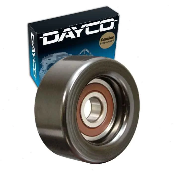 Dayco Smooth Pulley Drive Belt Idler Pulley for 2013-2016 Chevrolet Express 2500 6.6L V8