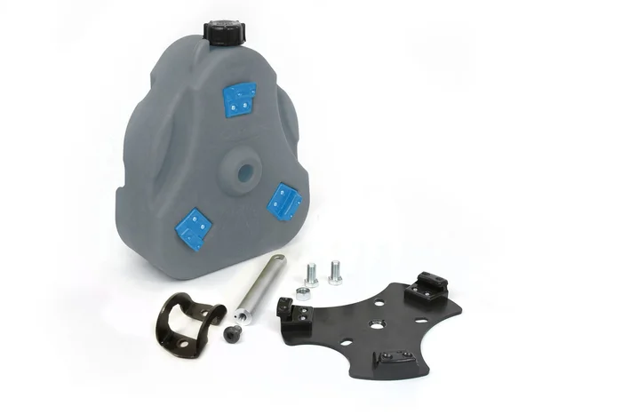 Daystar Cam Can Gray Drinking Water 2 Gallons W/ 1.5 Inch Roll Bar Mount Includes Spout – KU71129RB