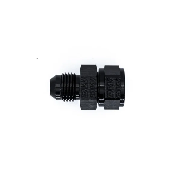 DeatschWerks 6AN Male Flare To Fuel Pump Outlet Barb Adapter – Black – 6-02-0735