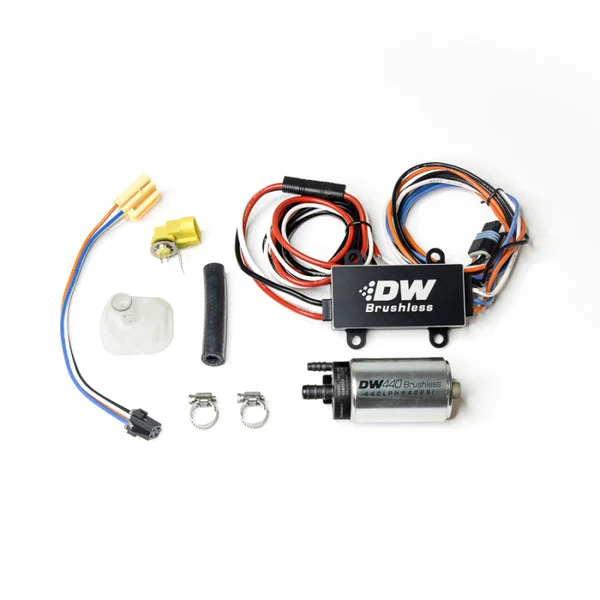 DeatschWerks DW440 440lph Brushless Fuel Pump Single/Dual Controller & Install 05-10 Ford Mustang GT – 9-441-C102-0905