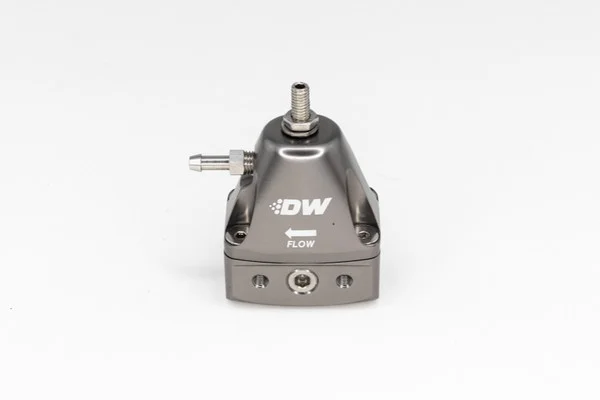 DeatschWerks DWR1000iL In-Line Adjustable Fuel Pressure Regulator – Titanium – 6-1001-FRT